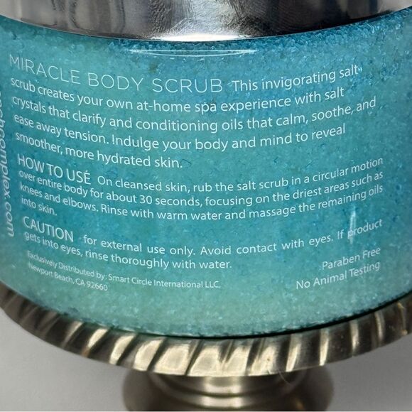 Quench Miracle Body Scrub sz 13.8 Fl Oz Micro Water Complex‎ - Picture 2 of 4
